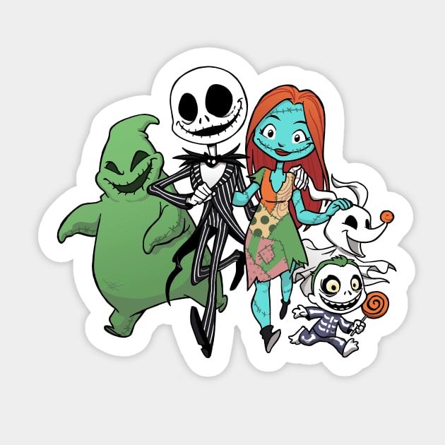 Nightmare BFFs Sticker by Dooomcat